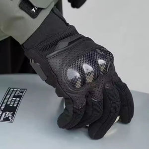 Gants de moto pour hommes, gants de motard respirants en cuir pour l'été, service OEM personnalisé - Product Image 5