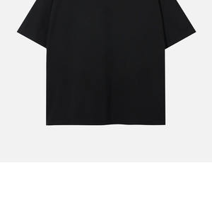 Camisetas de algodón grueso personalizadas vintage al por mayor, lisas, de 240 g/m², extragrandes, 100% algodón, antiarrugas, para hombre - Product Image 4