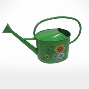 Regadera de metal moderna, diseño resistente y estable con mango cómodo, ideal para el cuidado diario de las plantas y uso decorativo, elegante - Product Image 3