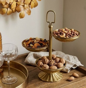 Support de présentation en métal le plus vendu, présentoir à dessert à plusieurs niveaux, support de présentation alimentaire, support de service pour apéritifs de mariage et de fête - Product Image 4