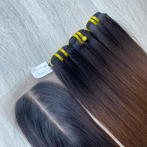 Cabello humano sin procesar de un solo donante SDD hueso recto Cierre de paquete crudo vietnamita cabello virgen cutícula alineada precio de fábrica - Product Image 5