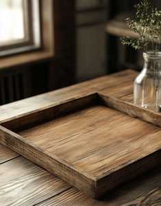 Bandeja ovalada contemporánea de madera para uso diario, bandeja de madera para servir, bandeja de madera para chocolate, tabla de cortar para mesa de comedor - Product Image 5