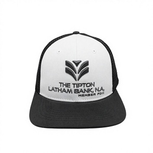 Crafted Vietnam Performance Beach Casual Comfortable Business Wear Custom Embroidery Structured <b>Black</b> Common Cool Mesh Trucker - Product Image 1