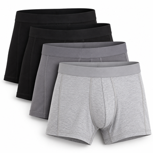 Calzoncillos Boxer Sexys y Transpirables de Seda de Hielo para Hombre, Ropa Interior Modal Transparente - Product Image 4