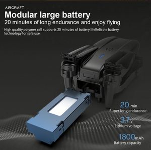 Hot Selling Commercial E99 Drone Portable 4K Dual <b>Camera</b> 6KM Long Range Outdoor Obstacle Avoidance Foldable 6-Axis RC Quadcopter - Product Image 6