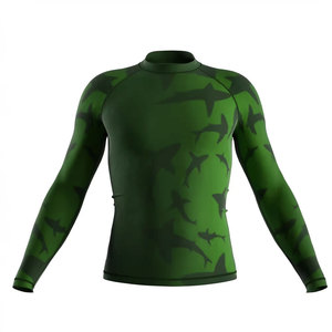 Camiseta de Manga Larga Personalizada para Hombre, Protección UV, Secado Rápido, Resistente al Cloro, Costuras Planas Anti-Fricción, Ropa Deportiva para Paddle Surf - Product Image 2