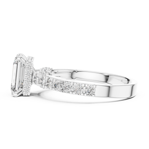 Anillo de Boda de Plata 925 con Diamante Moissanita al por Mayor - Product Image 2
