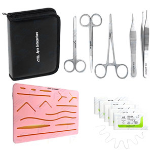 Includes Suture <b>Pad</b> Complete Medical Science Training Kit for Learning Suture <b>Practice</b> Kit for Medical Students - Product Image 1
