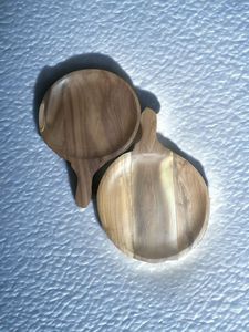 Elegant Acacia Wood <b>Pizza</b> Bat Handcrafted Natural Crafts Polished Technique Salt Lamp Style - Product Image 6