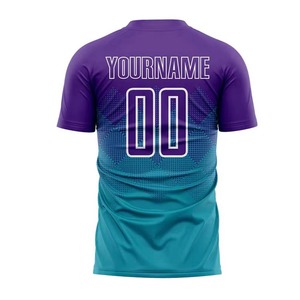 เสื้อวอลเลย์บอลแบบซับลิเมชั่นสั่งทำพิเศษ ชื่อทีม 00 สีเขียวไล่เฉด คอวี แขนสั้น สำหรับผู้ใหญ่ 男女 แห้งเร็ว ด้านหน้า 100% - Product Image 6