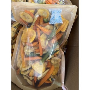 Vacuum Fried Crispy Mixed Dried Fruit <b>Snack</b> Mango Banana Jackfruit Pineapple OEM Manufacturer - Product Image 3