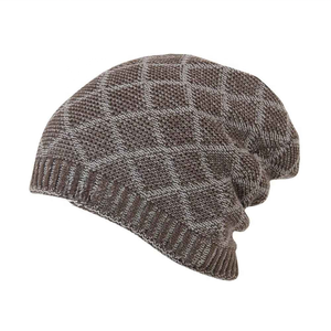 Gorro de Punto Unisex, Color Gris Sólido, 100% Acrílico, Invierno, Casual, Adulto, 58-60CM de Circunferencia de Cabeza, para Exteriores - Product Image 1