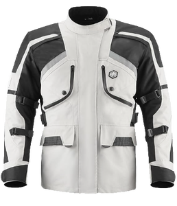 Blouson de moto unisexe d'aventure, blindé, respirant, imperméable, % polyester, ignifuge, toutes saisons, pour touring et motocross - Product Image 3