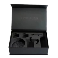 Boîtes rigides écologiques en matériaux recyclés de haute qualité, avec pelliculage mat et gaufrage pour emballage cosmétique de crème pour le visage, logo personnalisé