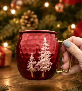 Taza de Cobre con Estampado de Colibrí, Taza de Café de Cobre con Diseño Floral, Taza de Té de Cobre Hecha a Mano, Taza Decorativa de Cobre Puro para Beber - Product Image 6