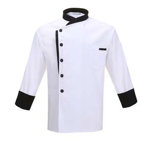 Uniforme de Chef Profesional para Hombres, para Hoteles y Restaurantes, Uniforme de Cocina para Personal de Hostelería, Ropa de Trabajo para el Uso Diario - Product Image 6