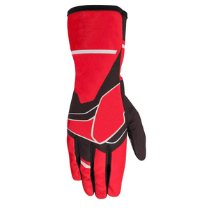 Guantes de Carreras Unisex de Dedo Completo, Rojos y Negros, Compatibles con Pantalla Táctil, Antideslizantes, Recubiertos de PU, para Karting - Product Image 2