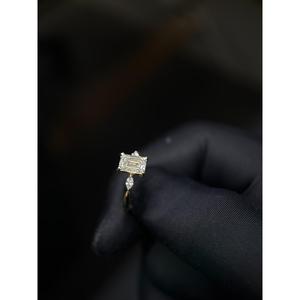 Classic Solitaire 925 Sterling Silver <b>Diamond</b> <b>Ring</b> with Premium Finish for Proposal Bridal Jewelry Anniversary and Gift Giving - Product Image 4