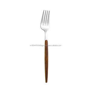 Modern and Elegant Design Heavy Wood Handle 5 Piece <b>Flatware</b> <b>Set</b> for Restaurant - Product Image 6