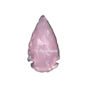 Pointes de flèches en quartz rose naturel de 1 à 1.5 pouces pour la fabrication de bijoux cristaux de guérison faits à la main outils spirituels polis en vrac d'Inde - Product Image 1