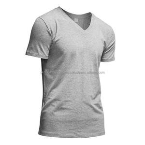 Camisetas de Verano para Hombre al por Mayor, Manga Corta, Corte Ajustado, Casual, Transpirable, Cuello en V, Camisetas de Media Manga - Product Image 2