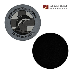 Écusson de finition de bordure circulaire découpé au laser, personnalisable, lavable et de qualité supérieure pour étiquettes de style vêtement et uniforme - Product Image 2