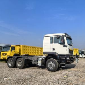 Tracteur diesel 6x4 robuste, tête de camion semi-remorque pour le transport de marchandises commerciales et les transportations routières - Product Image 6