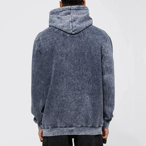 Sweat-shirts décontractés délavés à l'acide fabriqués au Pakistan, sweats-shirts délavés à l'acide avec logo personnalisé - Product Image 3