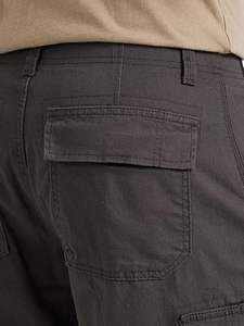 Shorts cargo pour homme en toile 100% coton, imprimés par transfert thermique, taille élastique, coupe standard décontractée, respirant, séchage rapide - Product Image 4