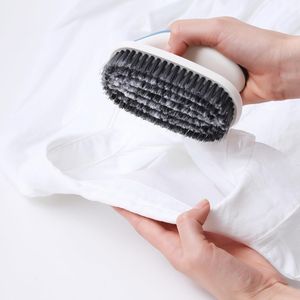 Lot de 2 brosses à linge à poils doux pour nettoyer les chaussures et les taches sur les vêtements, outil de nettoyage ménager - Product Image 2