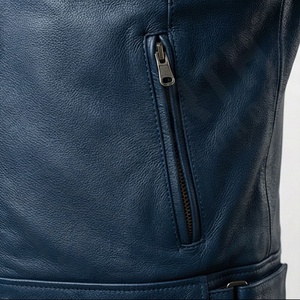 Veste de moto en cuir véritable pour homme de qualité supérieure, nouvelle arrivée, vestes de moto d'hiver, protections amovibles, personnalisables - Product Image 5