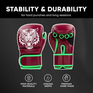 Nuevos Guantes de Boxeo MMA de Medio Dedo con Logotipo Personalizado, Guantes de MMA de Cuero Genuino Tailandés Personalizables - Product Image 3