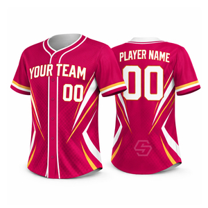 Maillots de baseball personnalisés avec logo, en polyester, à séchage rapide, pour hommes, vente en gros, vêtements d'équipe, maillots de baseball sportifs - Product Image 5