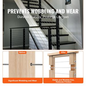 Kit da 20 Pezzi in Acciaio Inossidabile T316 con Terminale a Perno a Scomparsa da 1/8 di Pollice per Ringhiere a Cavo - Dispositivi di Assistenza - Product Image 5