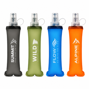 Botella de Agua Plegable de TPU de 500 ml al por Mayor, con Logotipo Personalizado, para Maratón - Product Image 2