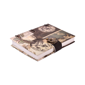 A5 Vintage Moon Phase Aesthetic Handmade 100 Pages Notebook Lock Diary Celestial Butterfly Design Journal Premium Eco Friendly - Product Image 3
