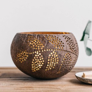 <b>Cheap</b> price coconut tea light <b>candle</b> holder tealight stand for wedding table centerpiece decoration - Product Image 2