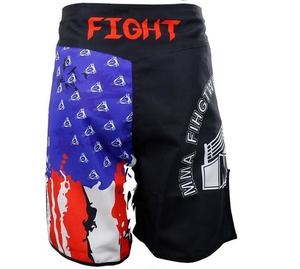 Shorts MMA pour hommes en gros, haute qualité, 100% Spandex/Polyester, respirants, séchage rapide, pour la gym et le combat, avec poches, shorts MMA personnalisés - Product Image 2