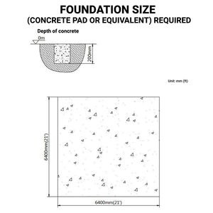 Serra a tunnel 20FT X 20FT con copertura in rete Leno Ripstop da 12 Mil, telaio freddo stabile, finestre a rotolo e tetto a punta TMG G Greenhouse - Product Image 4