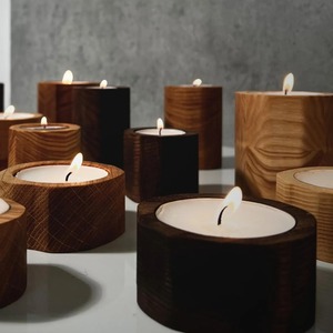 Beautiful Design Handmade Wooden Candle Tea Holder for Living Room Decor New Design Wood Candle Holder - Product Image 6