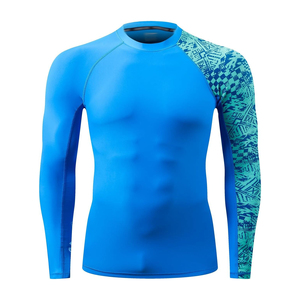 High Performance Mens Rash Guard Full Sleeve Breathable Gym <b>Compression</b> Sportswear Manufacturer Supply - Product Image 1