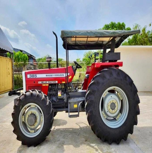 รถแทรกเตอร์มาสซีย์เฟอร์กูสัน 385 เอ็กซ์ตร้า ฟาร์ม แทรกเตอร์ ขับเคลื่อน 4 ล้อ สีแดง 35 แรงม้า ระบบเกียร์  สำหรับงานเกษตร - Product Image 2