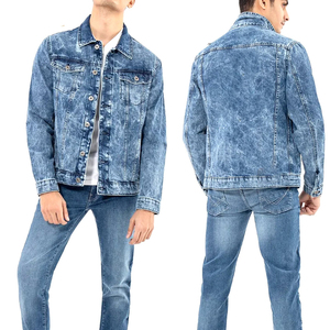 แจ็คเก็ตยีนส์ลำลองผู้ชายแบบใหม่ขายส่ง ทรงเข้ารูป แห้งเร็ว สวมใส่สบาย - Product Image 2