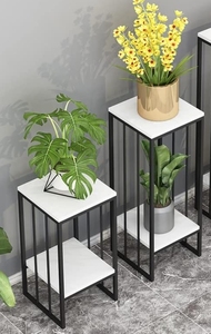 wooden plant stand multi level planter holder indoor outdoor decorative rack for balcony garden home living room stylish decor - Product Image 3