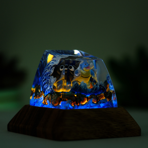 Keycaps Mystiques Anime, Keycaps Artisanaux Personnalisés, Keycaps Anime Mignons, Keycaps Verts, Ensemble de Keycaps, Keycaps en Résine - Product Image 6