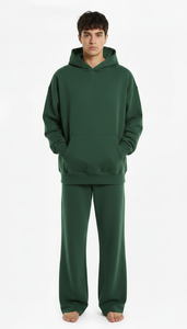 Conjunto Deportivo de Felpa de Algodón para Hombre y Mujer, Suave, Cálido, Transpirable, Cómodo, Informal, para Uso Diario, Sudadera con Capucha y Pantalones Jogger - Product Image 4