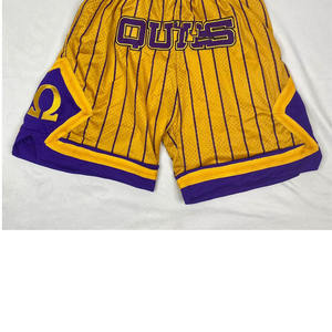 กางเกงขาสั้นผู้ชายพิมพ์ลายดิจิตอลแบบวินเทจผ้าฝ้ายพิมพ์ลายโอเมก้า พีซี ฟี ขายส่ง กางเกงขาสั้นทรงเรโทรตาข่ายสองชั้นกันลมลายเปลวไฟ - Product Image 4