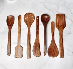 Cuchara para Servir Arroz de Madera WOQI, Utensilio de Cocina Resistente al Calor, Protege las Sartenes - Product Image 2