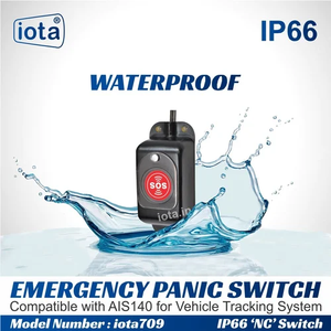 iota709 AIS-140 Interruptores de Pánico Metálicos de Emergencia con 1 Año de Garantía - Product Image 5