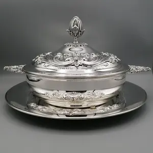 Casserole classique durable en acier inoxydable avec couvercle |   Service alimentaire antiadhésif, écologique, sûr et fiable - Product Image 2